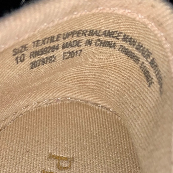 Blush Pink Glittery Slip On Flats- 10 - Picture 6 of 7